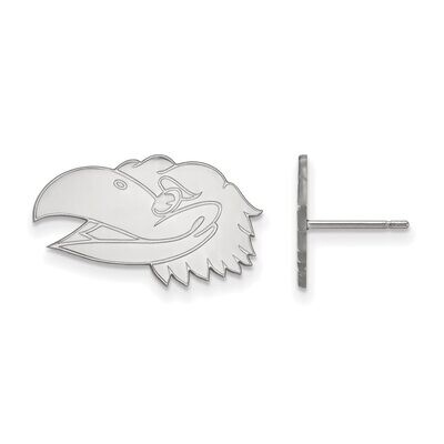 University of Kansas Small Post Earring Sterling Silver SS046UKS, MPN: SS046UKS, 886774708935