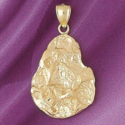 Dazzlers Jewelry Nuggets Pendant Necklace Charm Bracelet in Yellow, White or Rose Gold 5752, MPN: D…