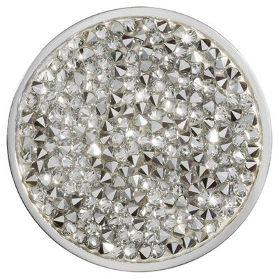 Nikki Lissoni White Rock Crystal Silver-Plated 43mm Coin C1437SL, MPN: C1437SL, 8718627469880