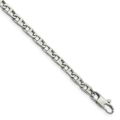 Oval Links 7.75 Inch Bracelet Stainless Steel Polished SRB1044-7.75 by Chisel, MPN: SRB1044-7.75, 8…
