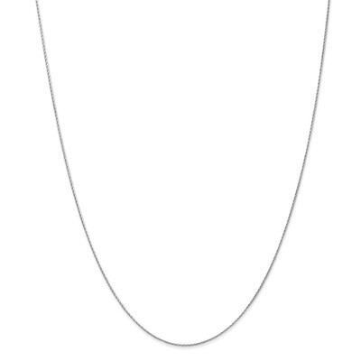20 Inch 0.8mm Baby Parisian Wheat Chain 14k white Gold PEN314-20, MPN: PEN314-20, 886774402277