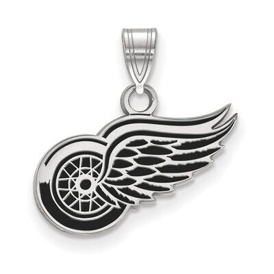 Detroit Red Wings Small Enamel Pendant Sterling Silver SS028RWI, MPN: SS028RWI, 886774748160