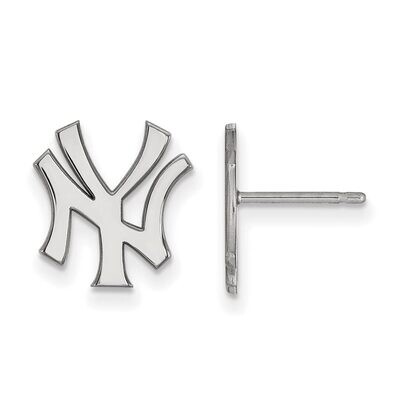New York Yankees Small Post Earring 14k White Gold 4W050YAN, MPN: 4W050YAN, 886774850672