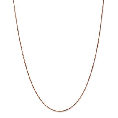 Leslie&#39;s 1.2mm Spiga (Wheat) Chain 20 Inch 14k Rose Gold  HB-1851-20, MPN: 1851-20, 191101646645