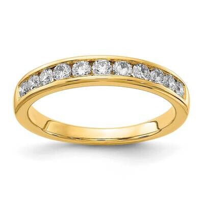 Vs/Si, D E F, 1/5Ct Channel Band 14k Gold Lab Grown Diamond RM4395B-020-LD, MPN: RM4395B-020-LD, 19…