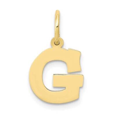 Block Initial G Charm 10k Gold Small 10YC664G, MPN: 10YC664G,
