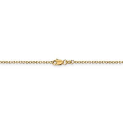 22 Inch 1.4mm Cable Chain 14k Yellow Gold PEN214-22, MPN: PEN214-22, 886774578699
