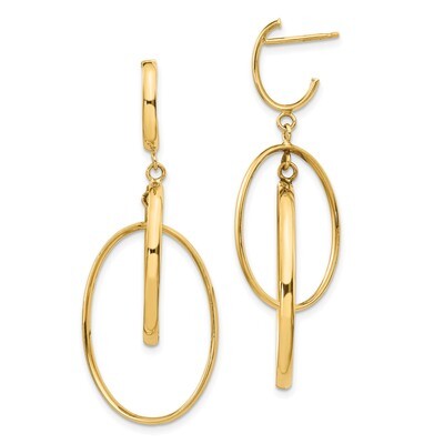 Leslie&#39;s Post Dangle Earrings 14k Polished Gold HB-LE1842, MPN: LE1842, 191101737534