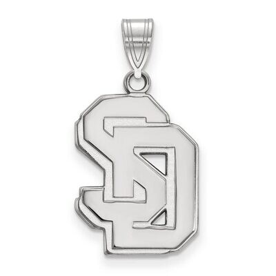 University of South Dakota Large Pendant Sterling Silver SS006USD, MPN: SS006USD, 886774716596