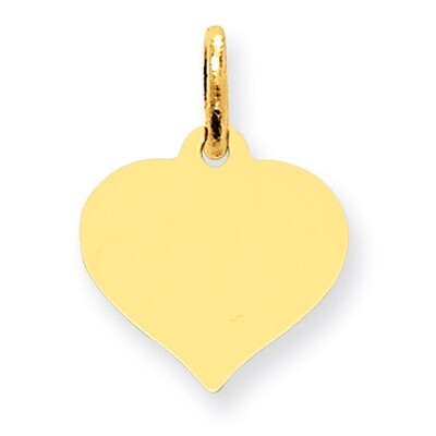 Heart Disc Charm 10k Gold 10XM526/13, MPN: 10XM526/13, 886774085852