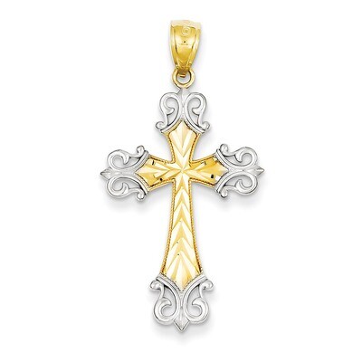 DiamonDiamond-cutut Cross Pendant 14k Gold D3526, MPN: D3526, 883957394138