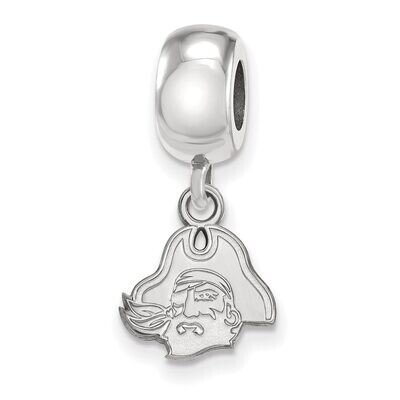East Carolina University Bead Charm Extra Small Dangle Sterling Silver SS065ECU, MPN: SS065ECU, 886…