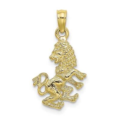 3-D Leo Zodiac Pendant 10k Gold 10C3147, MPN: 10C3147,