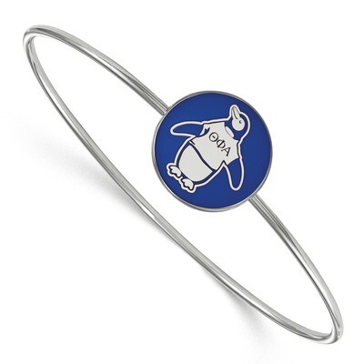 Theta Phi Alpha Enameled Slip-on Bangle Sterling Silver SS049TPA-8, MPN: SS049TPA-8, 191101103636