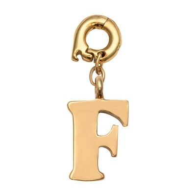 Nikki Lissoni F Charm Gold-Plated D1129GSF, MPN: D1129GSF, 8718819238959
