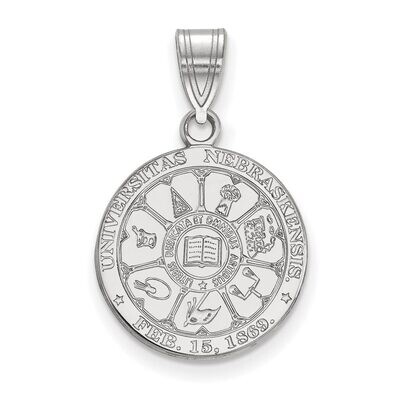 University of Nebraska Medium Crest Pendant Sterling Silver SS043UNE, MPN: SS043UNE, 886774713304