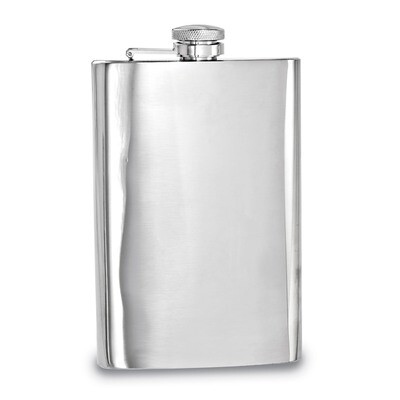 Polished Stainless Steel 10Oz Flask GP2718, MPN: GP2718, 788089147211