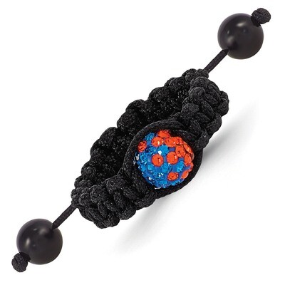 University of Florida Macrame Ring Swarovski Elements SR0651-52