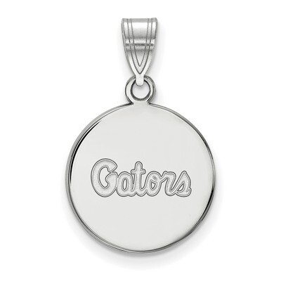 University of Florida Medium Disc Pendant 14k White Gold 4W091UFL, MPN: 4W091UFL, 886774855295