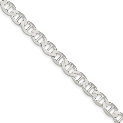 9 Inch 8.9mm Polished Flat Anchor Chain Sterling Silver QLFA180-9, MPN: QLFA180-9, 886774014616