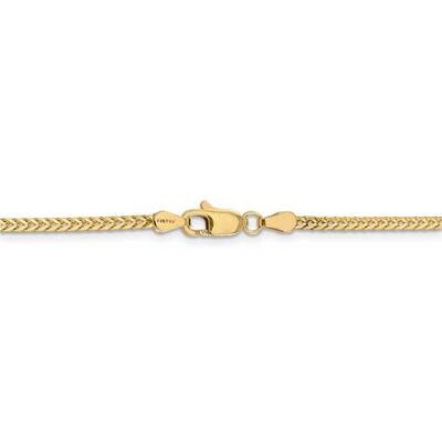 22 Inch 2.0mm Franco Chain 14k Yellow Gold FRA065-22, MPN: FRA065-22, 191101979941