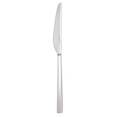 Sambonet linea q table knife hollow handle 9 3/8 inch - silverplated on 18/10 stainless steel, MPN:…