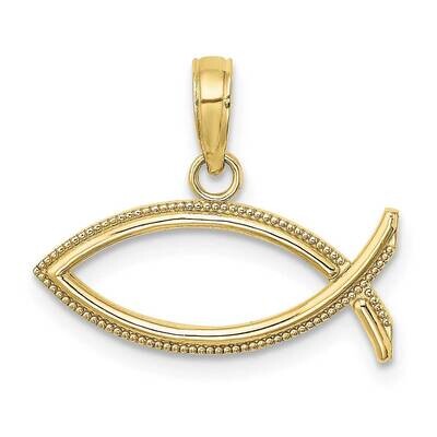 Ichthus Charm 10k Gold 10K8530, MPN: 10K8530,