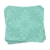 Le Jacquard Syracuse Aqua Paper Napkin 16x16 Set of 4, MPN: 25509, 3660269255091