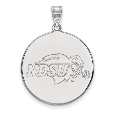 North Dakota State Extra Large Disc Pendant Sterling Silver SS002NDS, MPN: SS002NDS, 886774692616