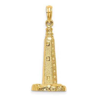 Cape Henlopen Lighthouse De Charm 14k Gold 3-D K7843, MPN: K7843, 637218041510