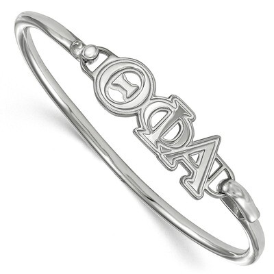 Theta Phi Alpha Small Hook and Clasp Bangle Sterling Silver SS009TPA-6, MPN: SS009TPA-6, 1911011034…