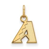 Arizona Diamondbacks x-Small Pendant Gold-plated Silver GP001DIA, MPN: GP001DIA, 886774889559