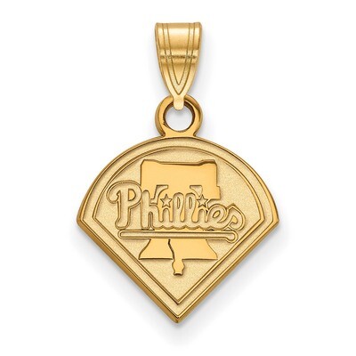 MLB Philadelphia Phillies Small Pendant 14k Yellow Gold 4Y001PHI, MPN: 4Y001PHI, 886774856490
