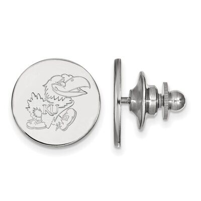 University of Kansas Lapel Pin 14k White Gold 4W059UKS, MPN: 4W059UKS, 886774852126