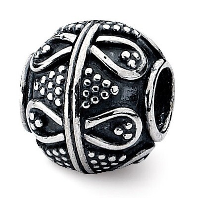 Artisan Bead - Sterling Silver QRS1844, MPN: QRS1844, 883957310473