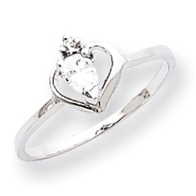 5x3mm Pear Cubic Zirconia Diamond Ring 14k white Gold X9715CZ/A, MPN: X9715CZ/A, 883957642826