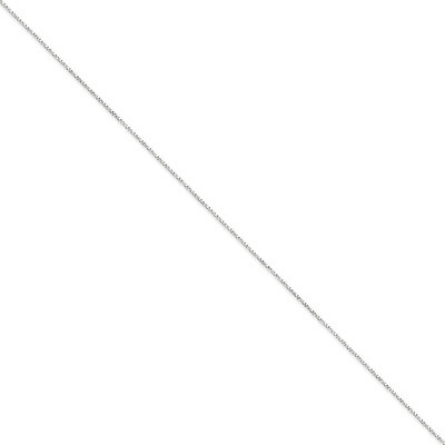 0.95mm Twisted Box Chain 20 Inch 14k White Gold WTSB060-20, MPN: WTSB060-20, 886774539577