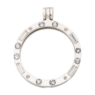 Nikki Lissoni Silver-plated Pendant with Swarovski Stones 35mm P11SM, MPN: P11SM, 8719075305058