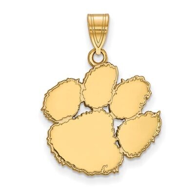 Clemson University Large Pendant 14k Yellow Gold 4Y004CU, MPN: 4Y004CU, 886774862132