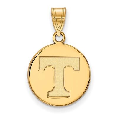 University of Tennessee Medium Disc Pendant Gold-plated Silver GP039UTN, MPN: GP039UTN, 886774940458