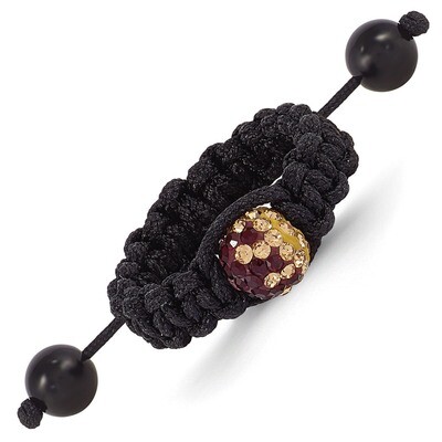 Florida State University Macrame Ring Swarovski Elements SR0651-34
