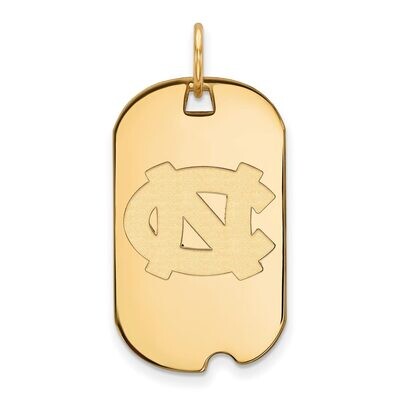 University of North Carolina Small Dog Tag 10k Yellow Gold 1Y024UNC, MPN: 1Y024UNC, 886774813066