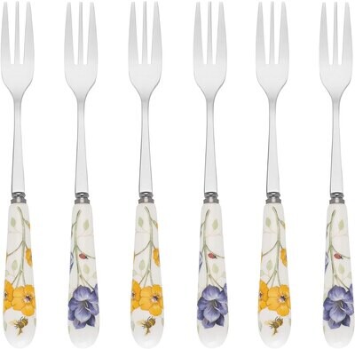 Lenox Butterfly Meadow Kitchen Cocktail Forks Set of 6 Assorted 890917, MPN: 890917,