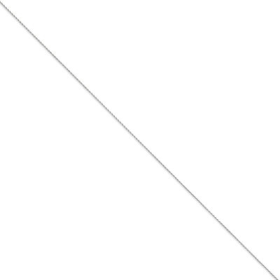 1mm Pendant Chain 6 Inch 14k White Gold PEN154-6, MPN: PEN154-6, 886774103846