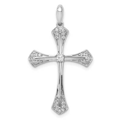 1/6Ct. Diamond Cross Pendant 14k White Gold PM5110-016-WA, MPN: PM5110-016-WA, 883957306193