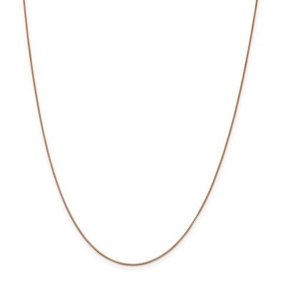 Leslie&#39;s .7 mm Box with Lobster Chain 24 Inch 14k Rose Gold  HB-7168-24, MPN: 7168-24, 886774544038