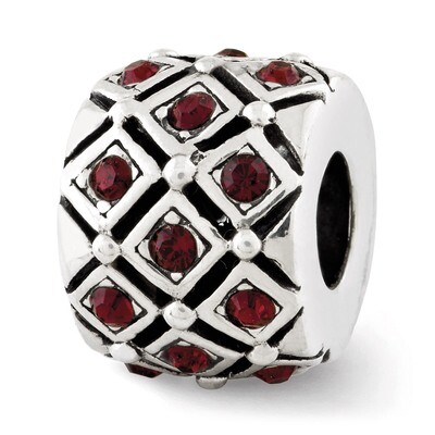 January Swarovski Elements Bead - Sterling Silver QRS2686JAN, MPN: QRS2686JAN, 886774992266