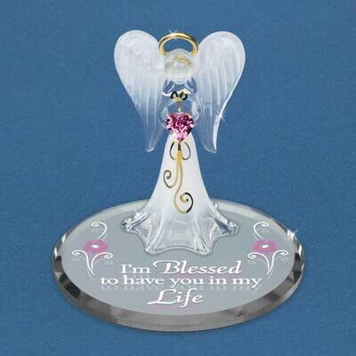 I&#39;m Blessed Angel Glass Figurine GM21636, MPN: GM21636, 708873039287