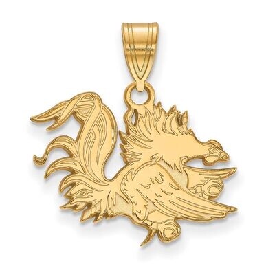 University of South Carolina Medium Pendant 10k Yellow Gold 1Y045USO, MPN: 1Y045USO, 886774818047