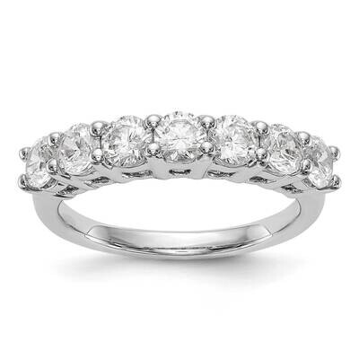 Diamond Vs/Si, D E F, 7-Stone Band 14k White Gold True Origin Lab Grown RM3295B-080-WLD, MPN: RM329…